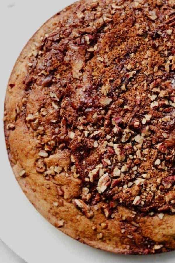 HANGOVER CINNAMON PECAN COFFEE CAKE