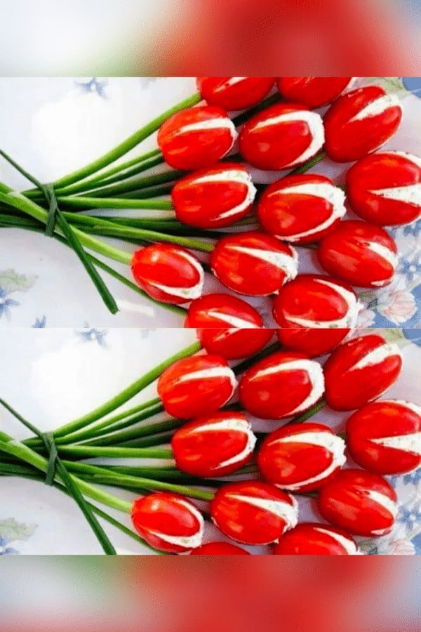 Cherry Tomato Tulips Bouquet