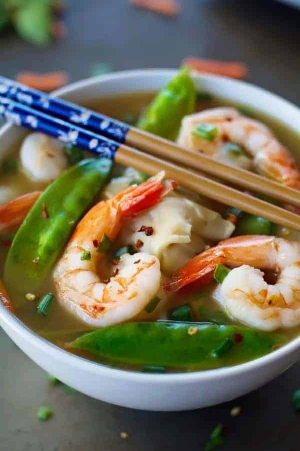 SHRIMP WONTON SOUP