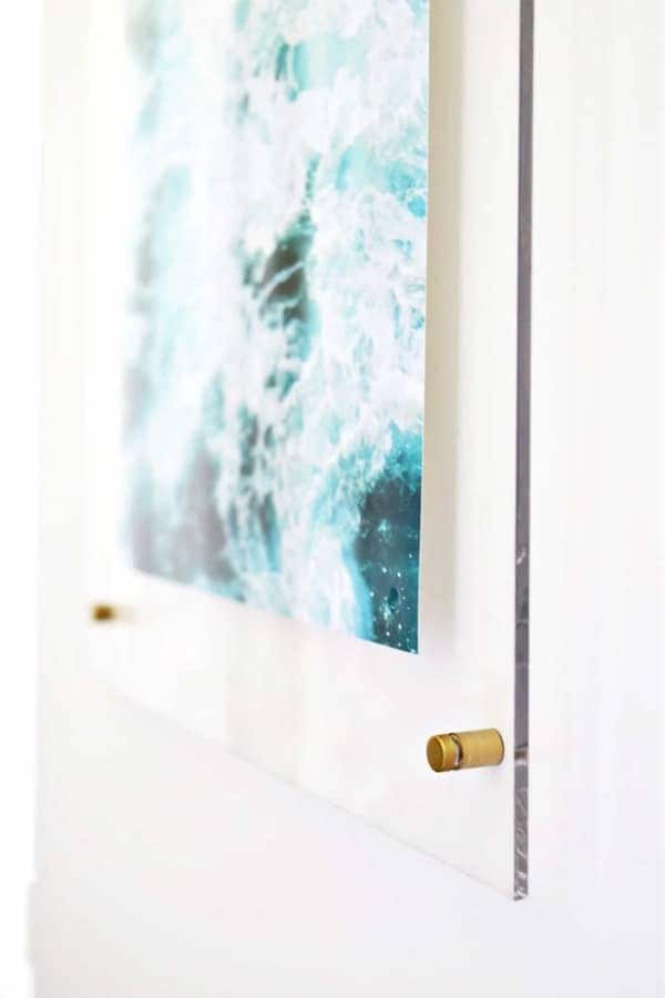 Floating Acrylic Frame DIY