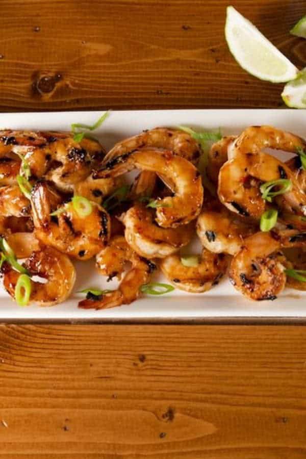 SPICED RUM-GLAZED SHRIMP