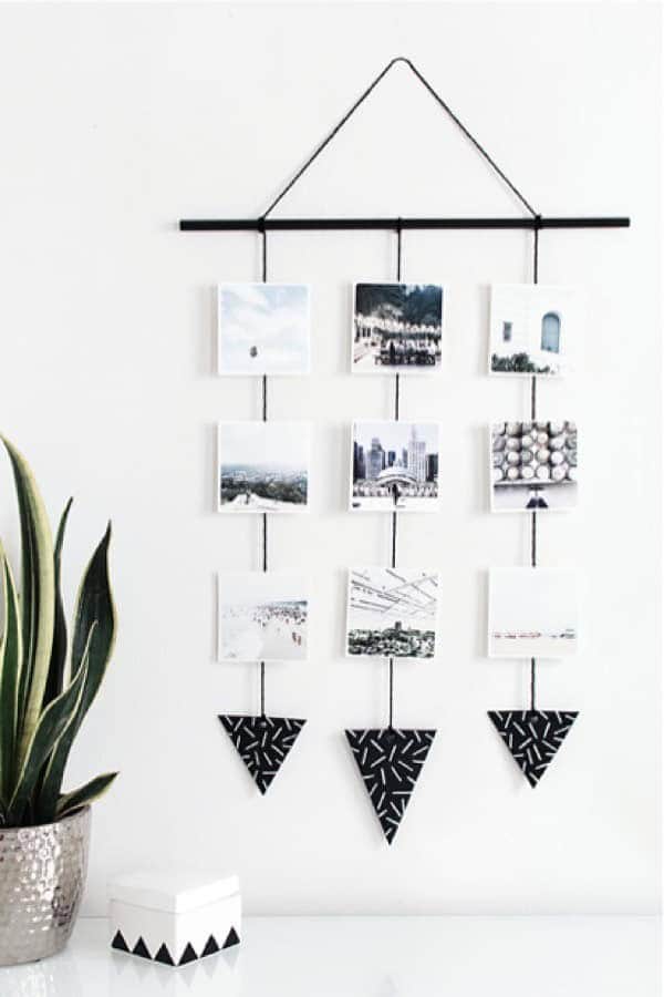 DIY Photo Wall Hanging