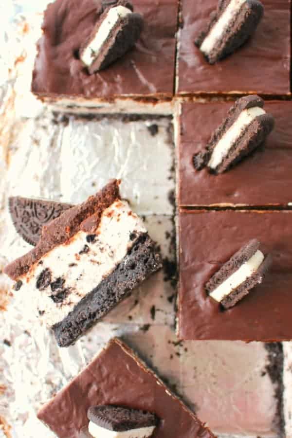 OREO Lovers No-Bake Cheesecake Bars