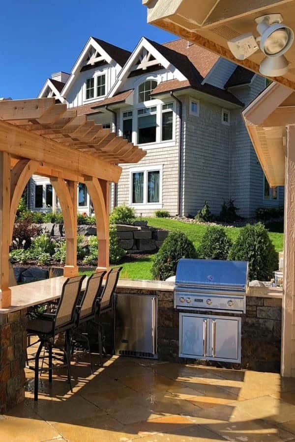 Poolside Outdoor Kitchen