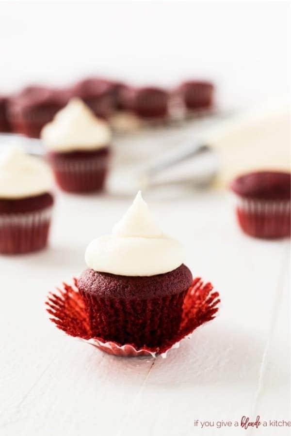 Mini Red Velvet Cupcakes