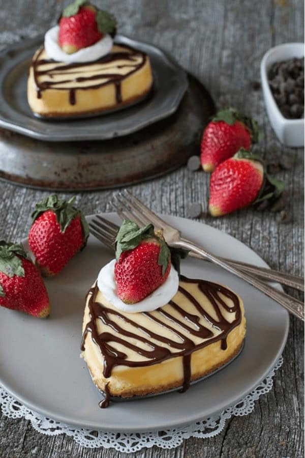 Heart Shaped Classic Cheesecake