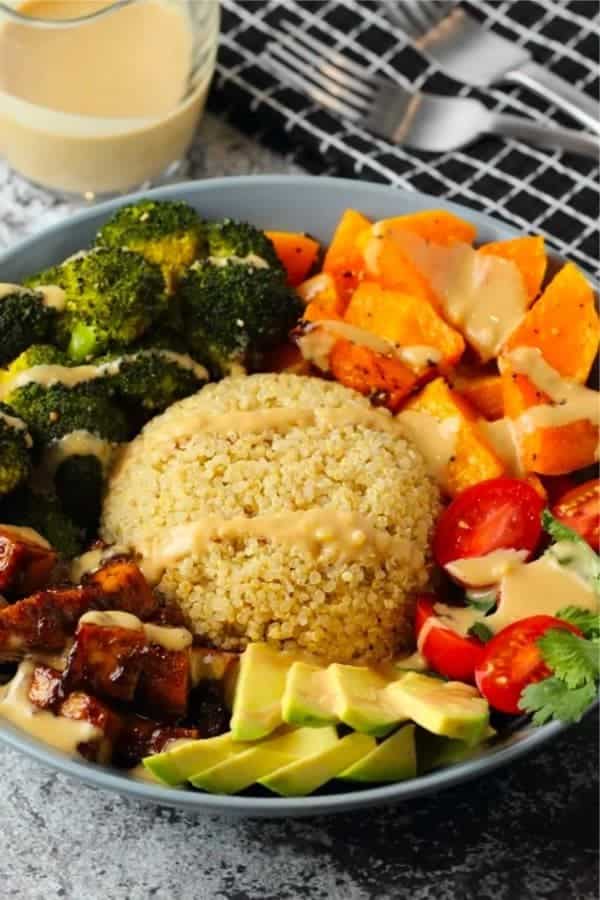 Crispy Tofu Vegan Bowl