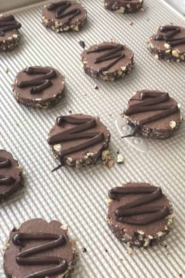 CHOCOLATE PECAN SLICE AND BAKE COOKIES