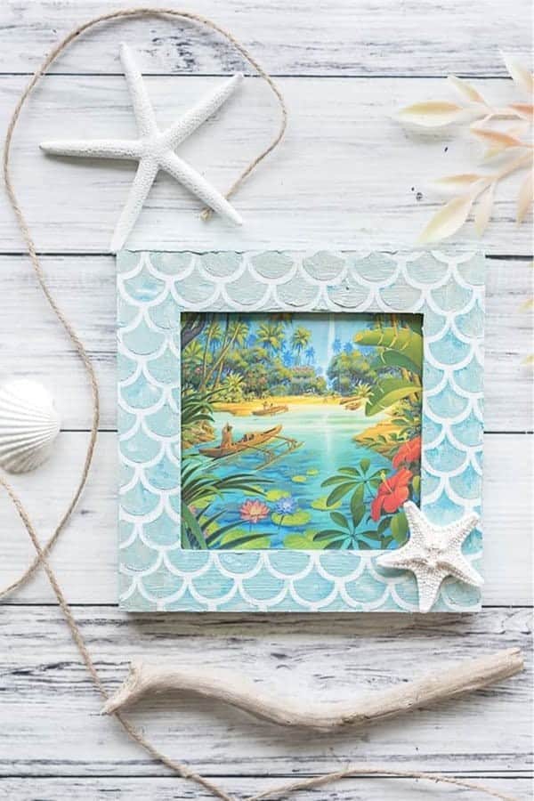 Mermaid Picture Frame Tutorial