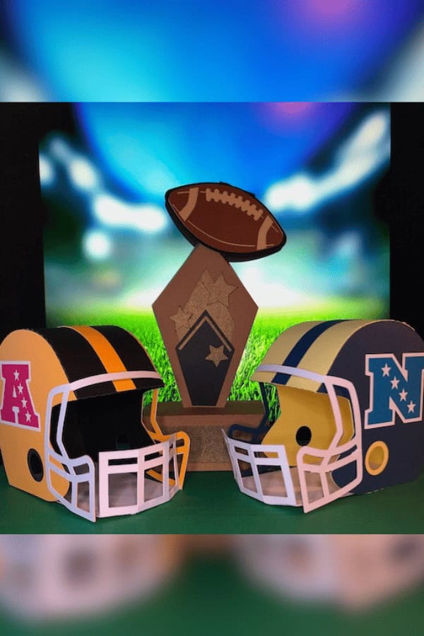 Football Helmet Centerpiece