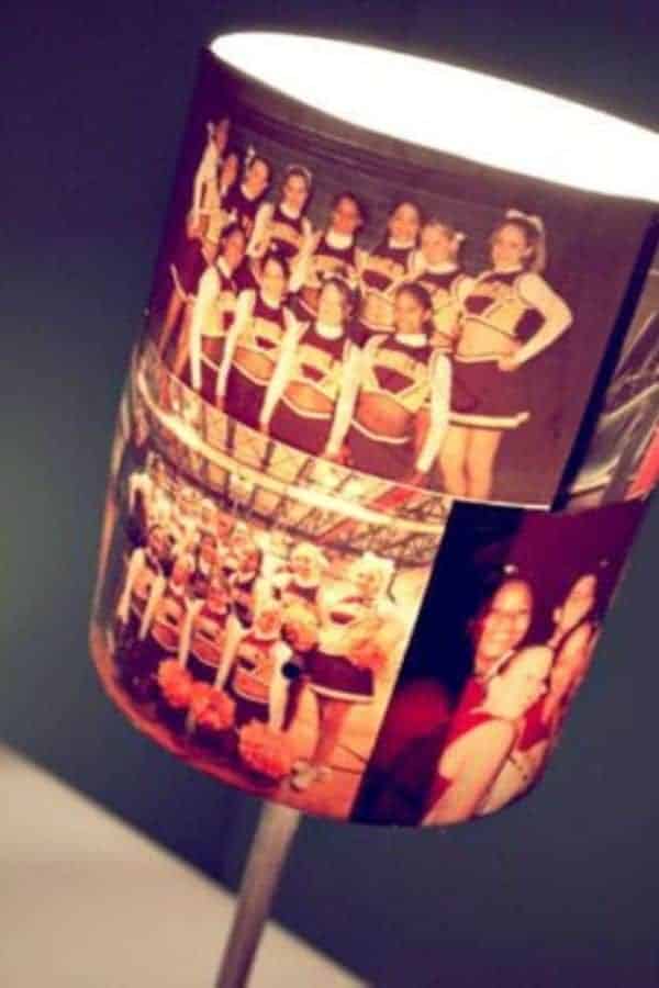 DIY PHOTO COLLAGE LAMPSHADE