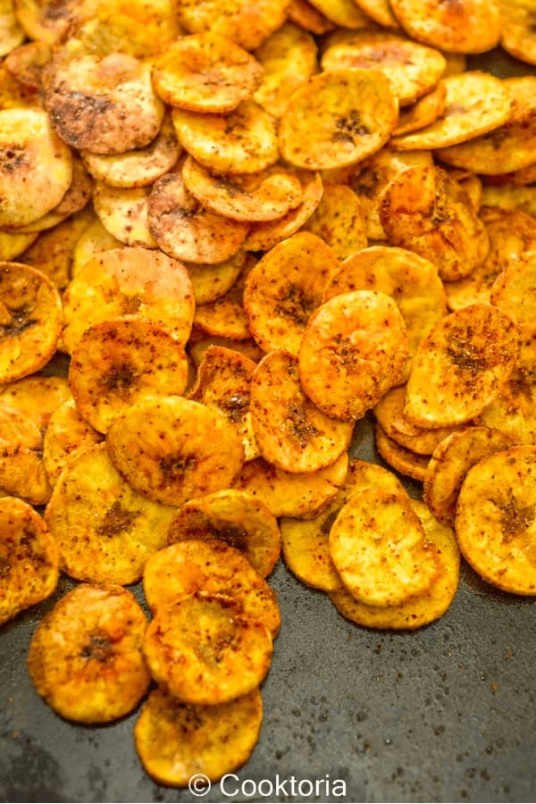 Baked Plantain Chips