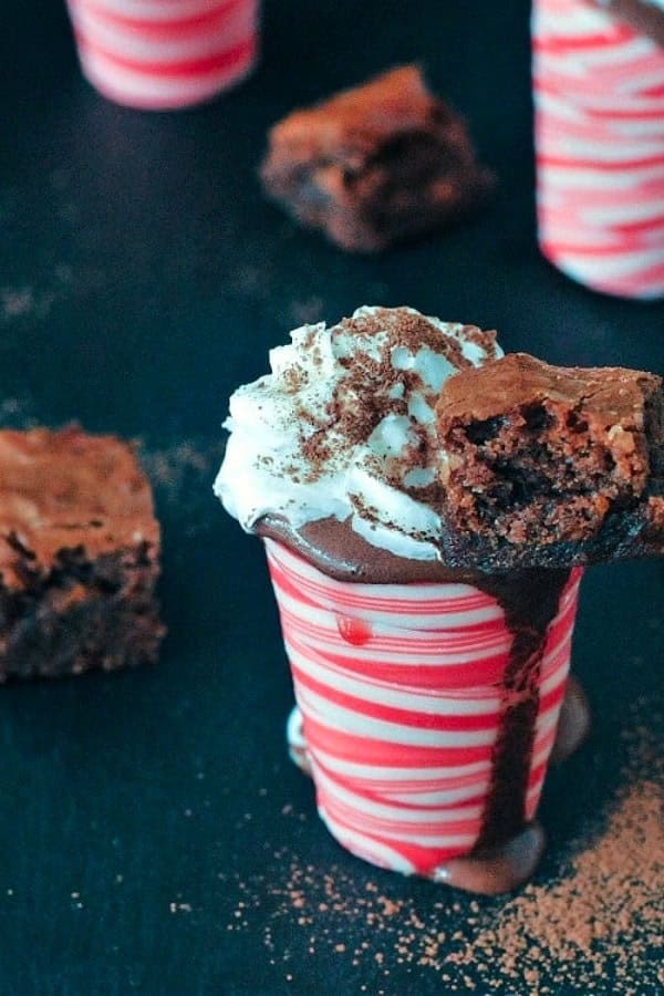 HOT CHOCOLATE PEPPERMINT SHOTS