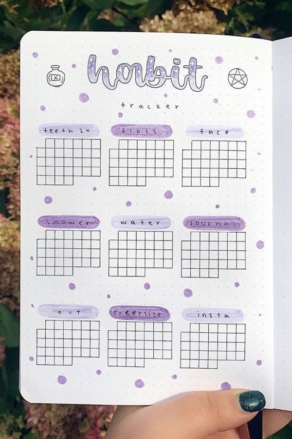 Purple October Tracker