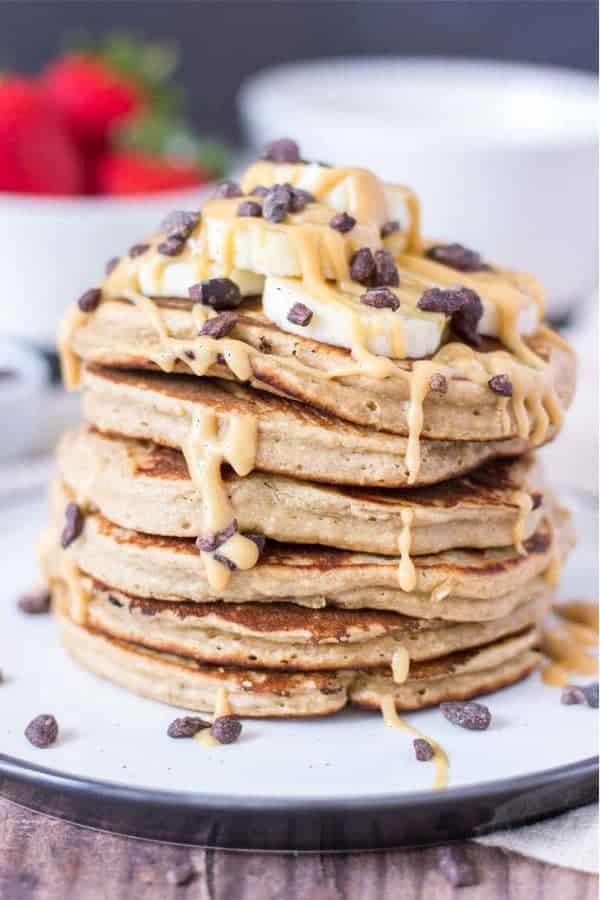 Peanut Butter Oatmeal Pancakes