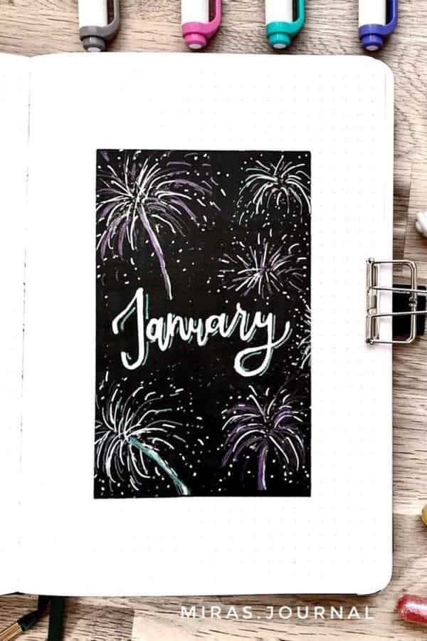 Fireworks Monthly Cover Page