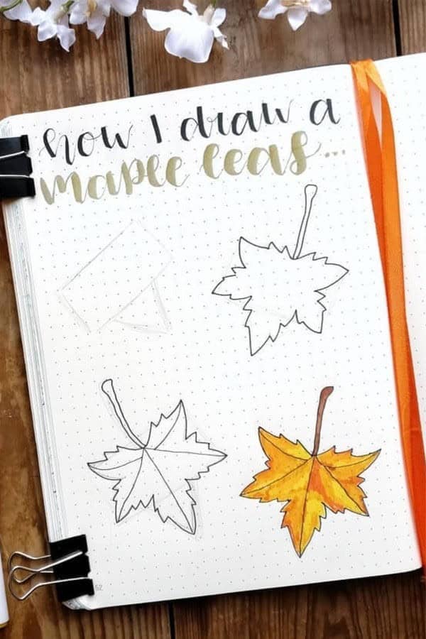 Step By Step Maple Leaf