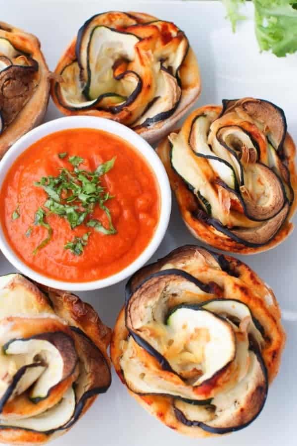 VEGAN RATATOUILLE PIZZA BITES