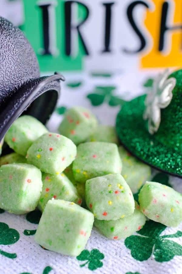 LEPRECHAUN SHORTBREAD COOKIE BITES