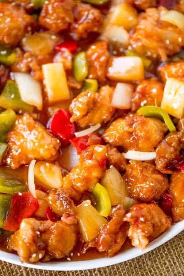 SWEET AND SOUR CHICKEN