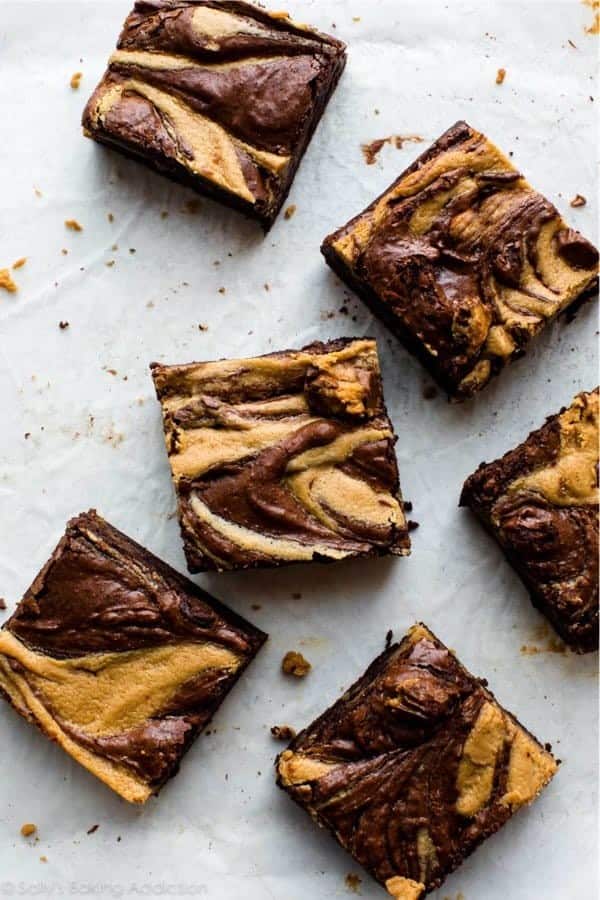 Mega Peanut Butter Swirl Brownies