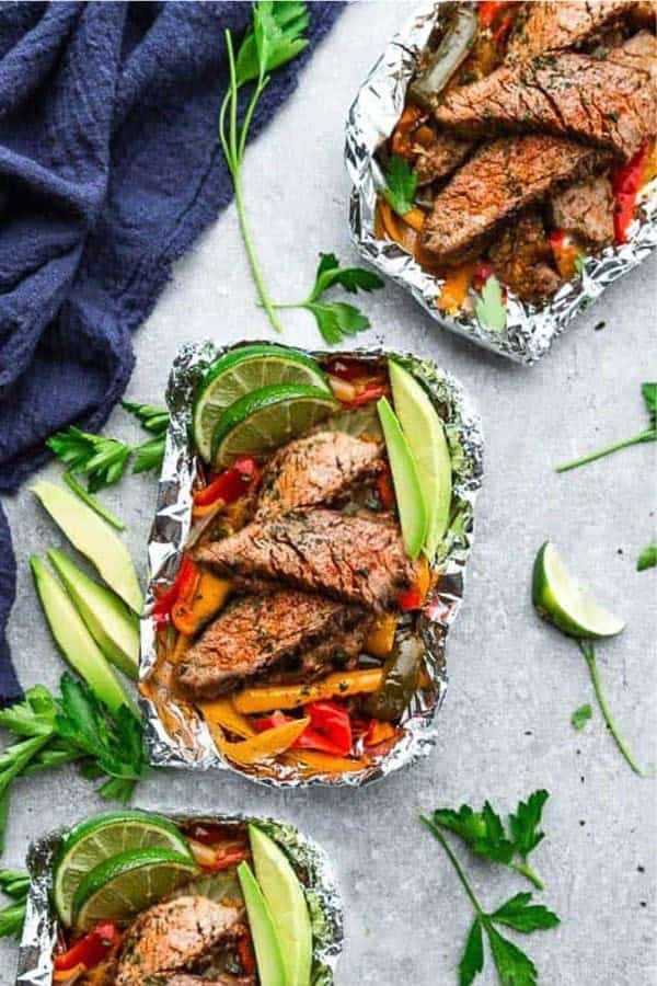 Chili Lime Steak Foil Packs