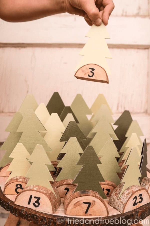 Christmas Tree Advent Calendar