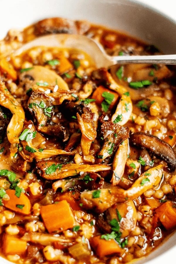 Easy Mushroom Barley Stew