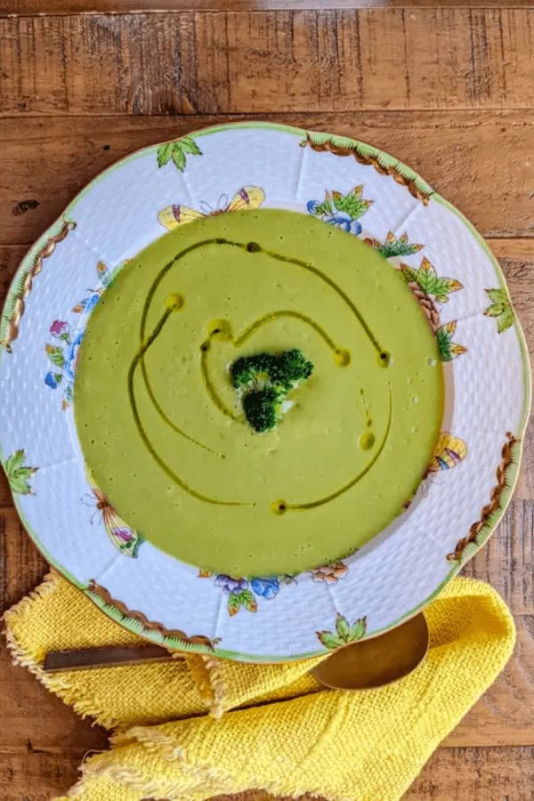 Smooth Broccoli Vitamix Soup