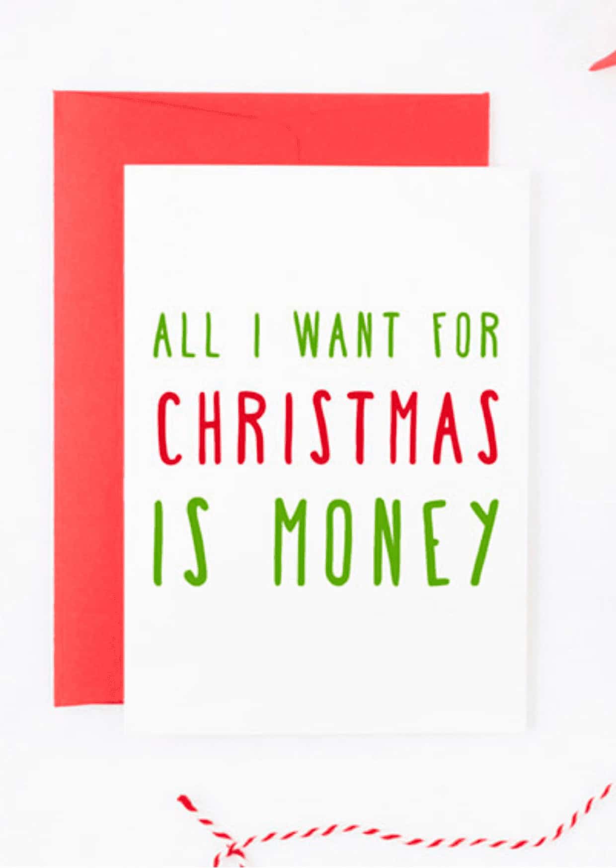 All I Want For Christmas Is Money