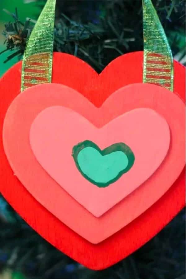 The Grinch’s Heart Homemade Christmas Ornament