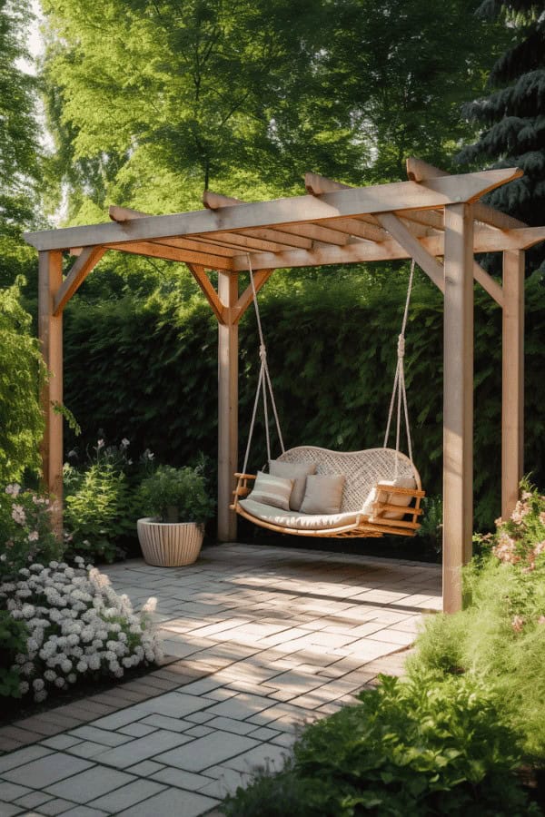 Pergola With Swing