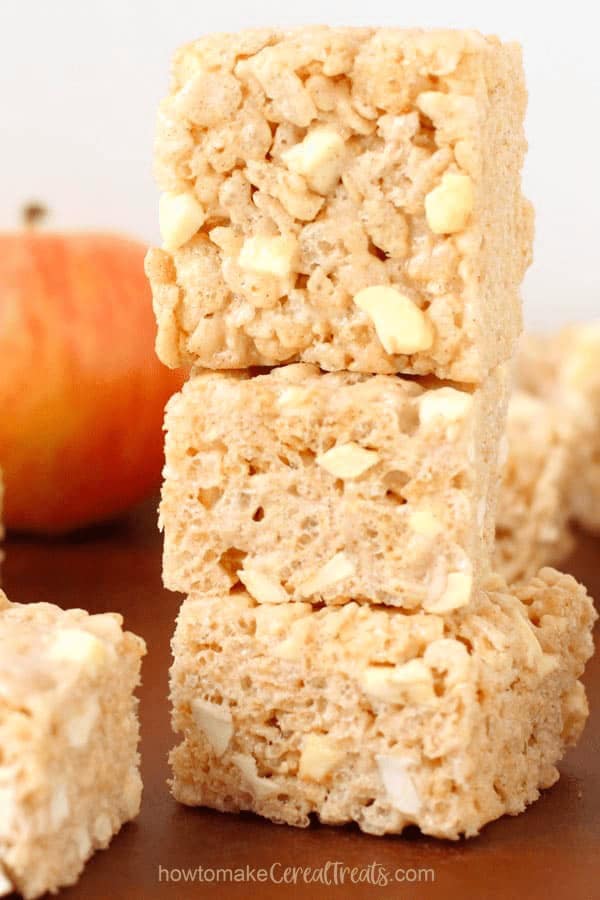 Apple Cinamon Rice Krispies Treat