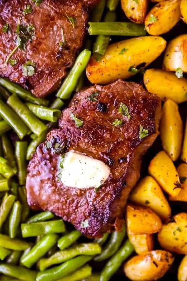 Steak and Potato Sheet Pan Dinner