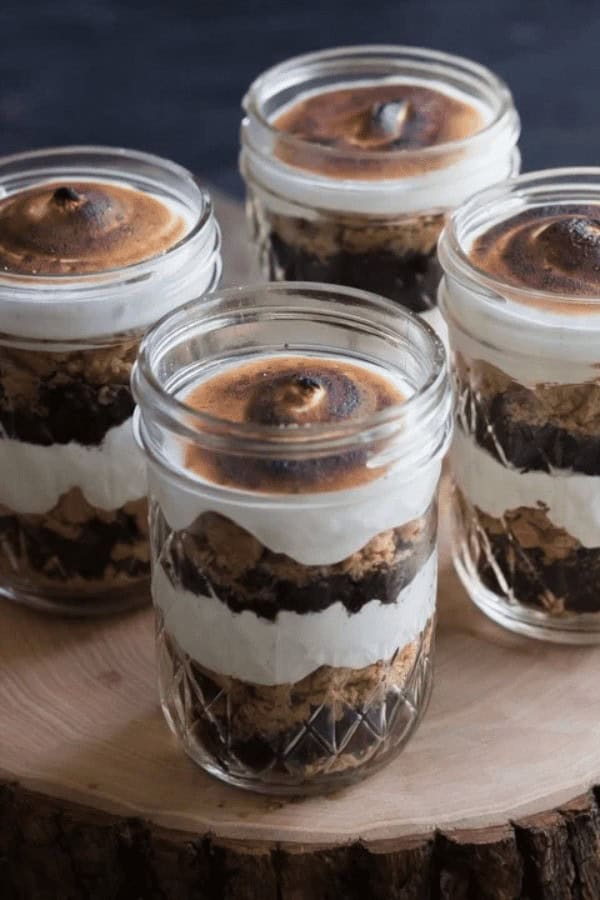 S’mores Cupcake Jars