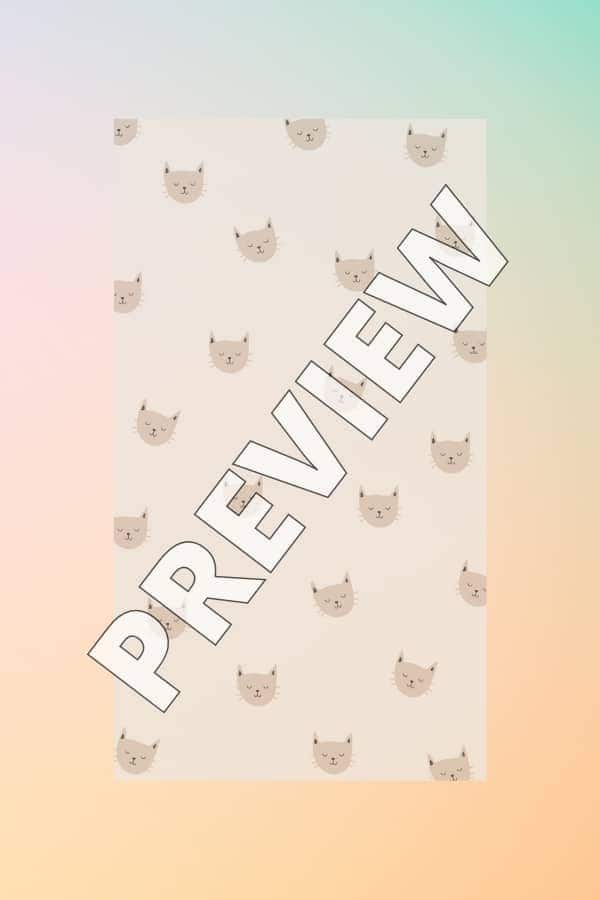 BEIGE AESTHETIC CUTE CAT PHONE WALLPAPER