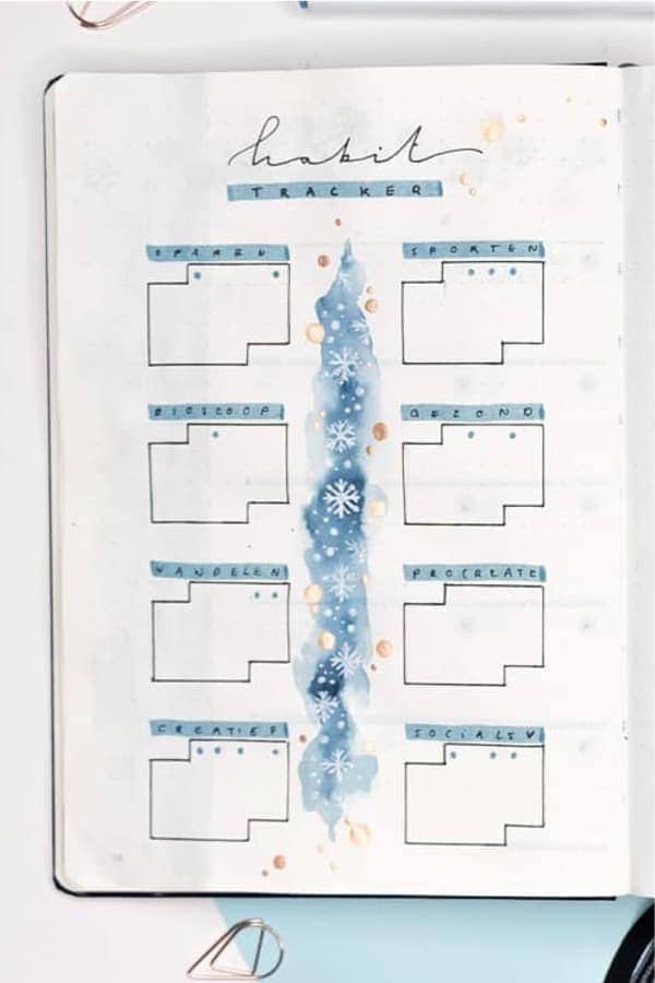 Snowflake Habit Tracker