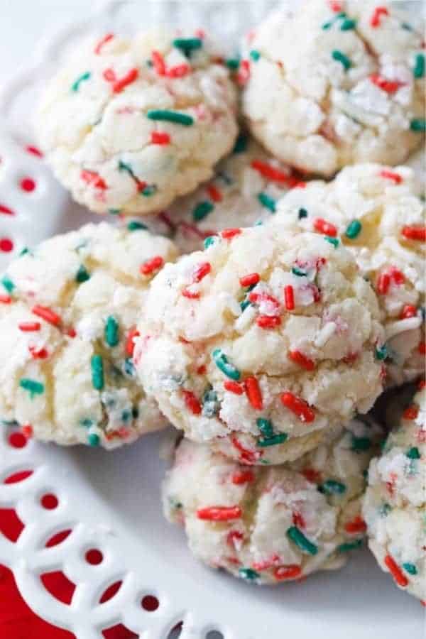 Christmas Gooey Butter Cookies