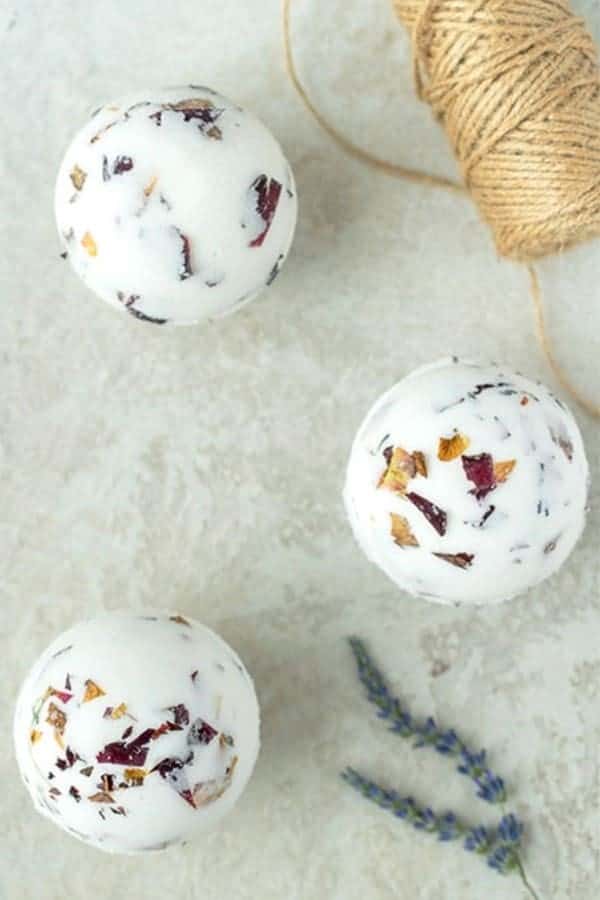 Rose Bath Bombs DIY