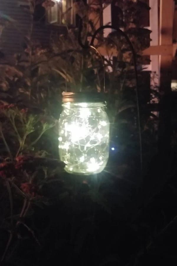 HANGING SOLAR MASON JAR LIGHTS