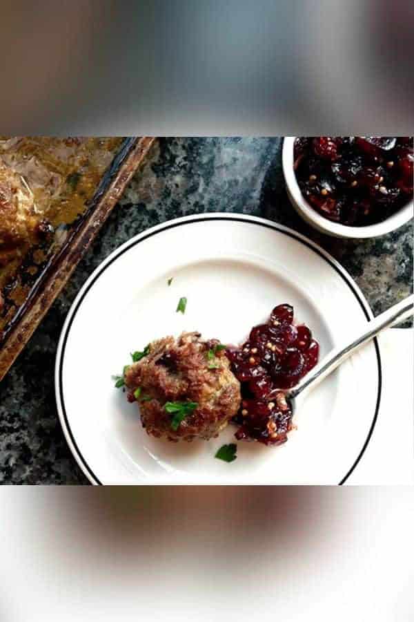 PORK JOWL MEATBALLS