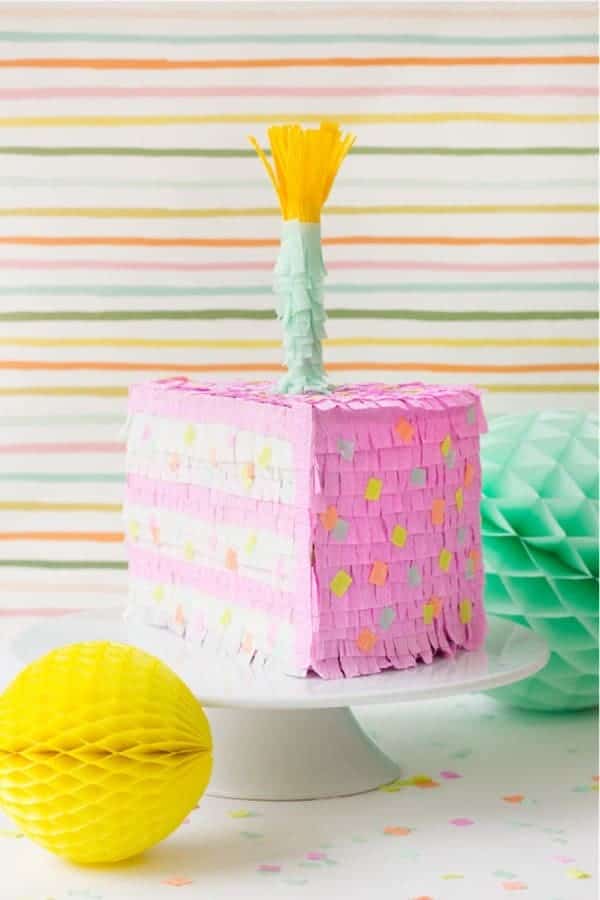 DIY Birthday Cake Piñata