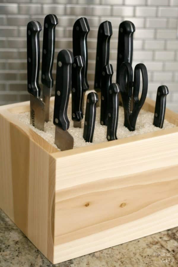 RICE KNIFE BLOCK