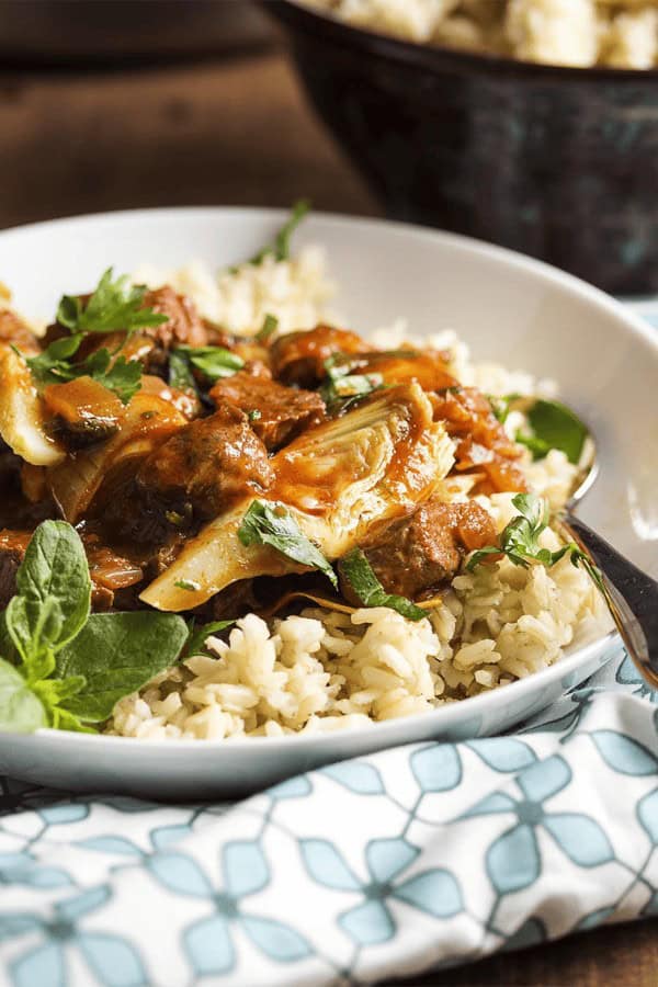 Lamb and Artichoke Stew