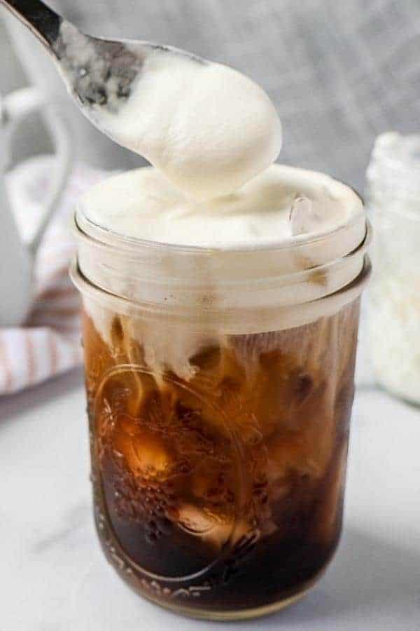 HOMEMADE SWEET CREAM COLD FOAM