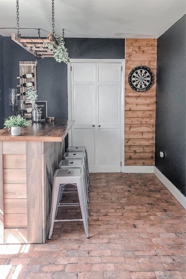 Small Wooden Accent Wall