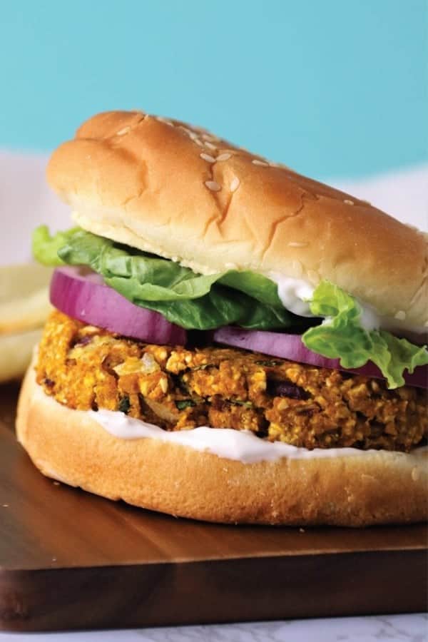 VEGAN PUMPKIN BURGER