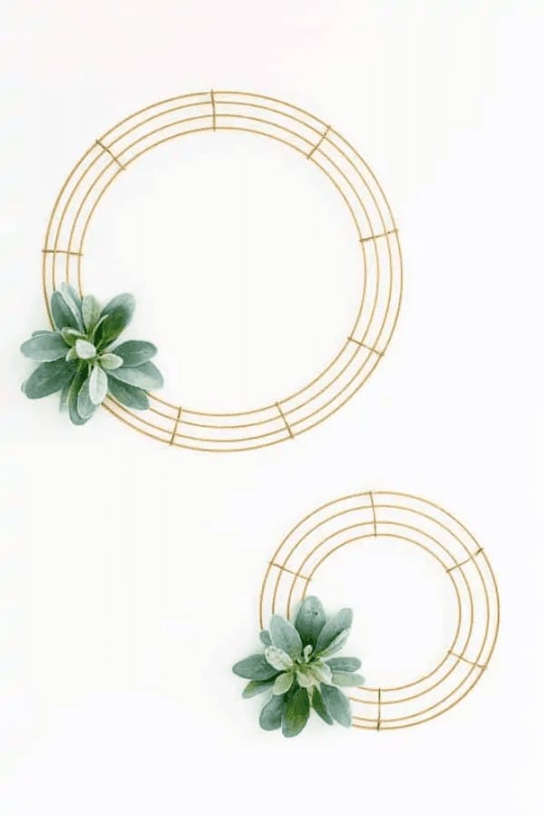 Geometric Wire Wreath