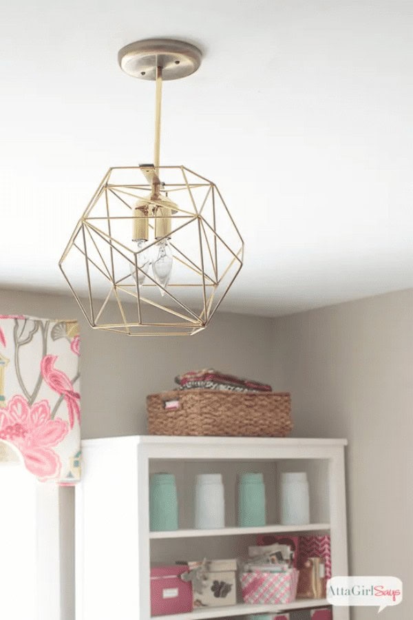 Geometric Globe Pendant Light