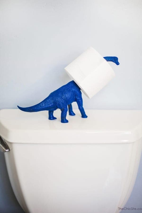 DINOSAUR TOILET PAPER HOLDER